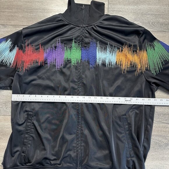 PNB Nation Jacket Embroidered Soundwave Black Hip Hop 3XL - Picture 6 of 7